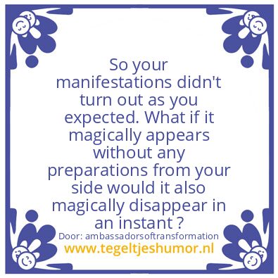 Tegeltje: IN YOUR LIFE