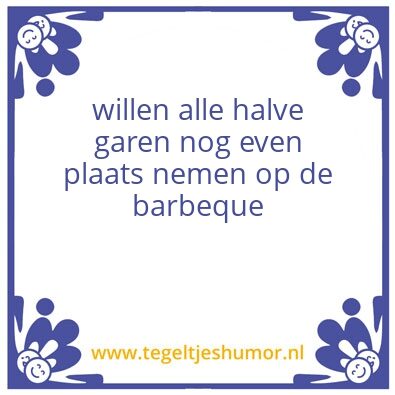 Tegeltje: .