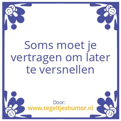 Tegeltje: Tegeltje