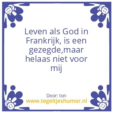 Tegeltje: Frankrijk