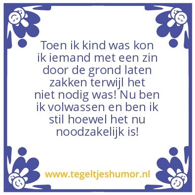 Tegeltje: Studie