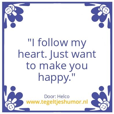 Tegeltje: Followheart