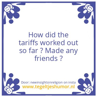 Tegeltje: In America !