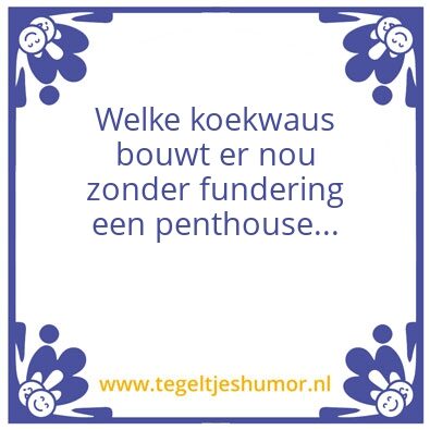 Tegeltje: Koekwaus