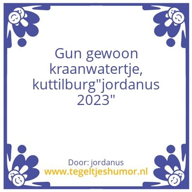Tegeltje: mop