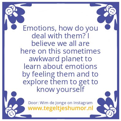 Tegeltje: Emotions 9