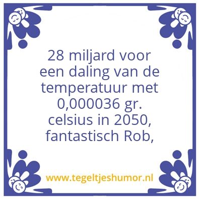 Tegeltje: Klimaat