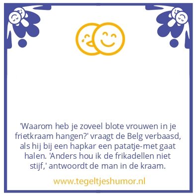 Tegeltje: Frietkraam