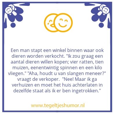 Tegeltje: Verhuizen