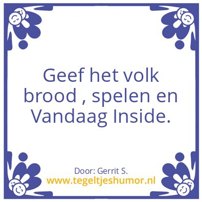Tegeltje: Ik ben Gerrit.