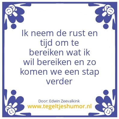 Tegeltje: Growing Edge