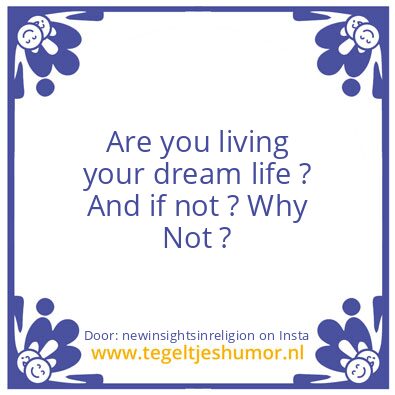 Tegeltje: life changed dramatically