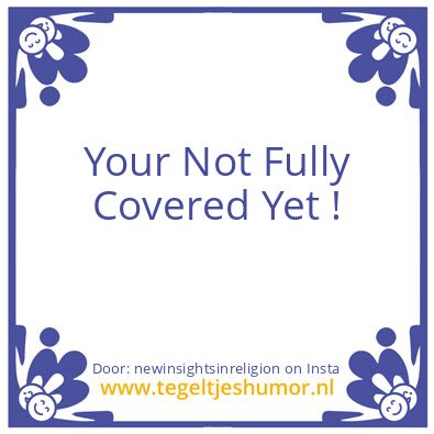 Tegeltje: This Is Your Calling Too.