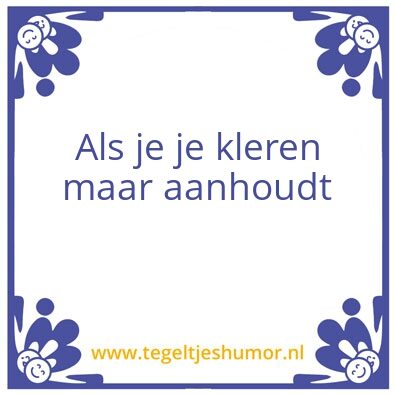 Tegeltje: voor Eva