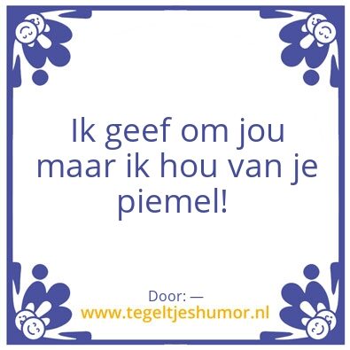 Tegeltje: Liefde