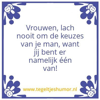 Tegeltje: Besef
