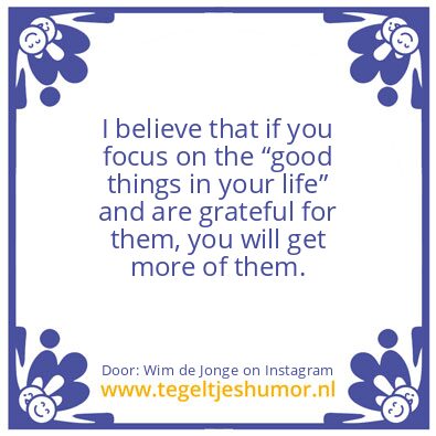 Tegeltje: “winners” in life ?
