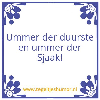 Tegeltje: Ummer