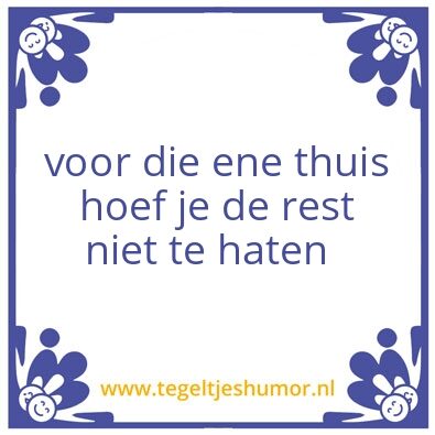 Tegeltje: liefste