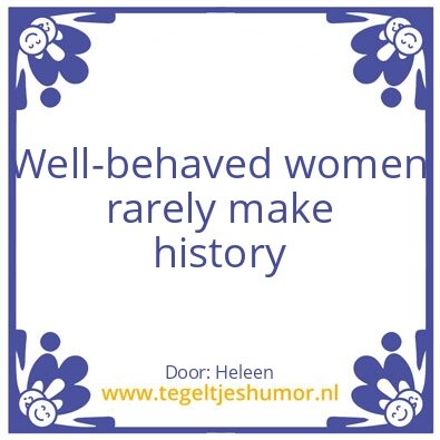 Tegeltje: women