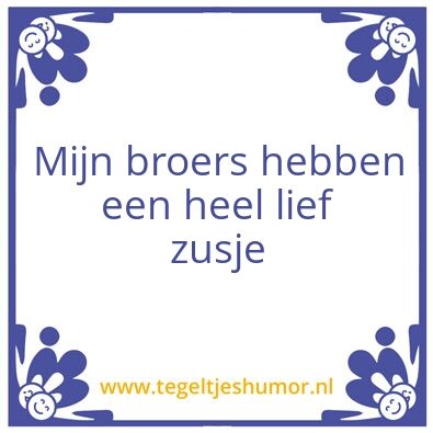Tegeltje: Hah