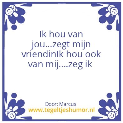 Tegeltje: Houden van
