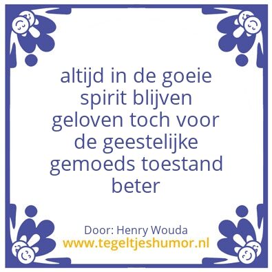 Tegeltje: Spirit