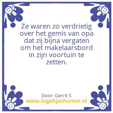 Tegeltje: Ik ben Gerrit