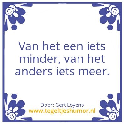 Tegeltje: Tegeltje