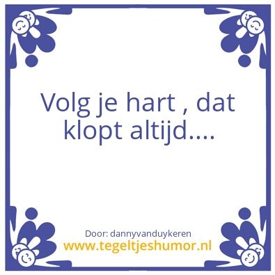 Tegeltje: Tegel