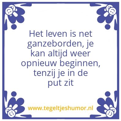 Tegeltje: tegel