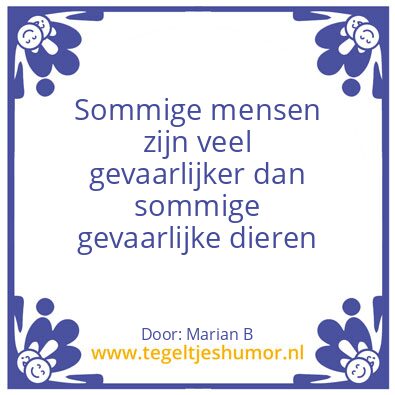 Tegeltje: Marian Borg