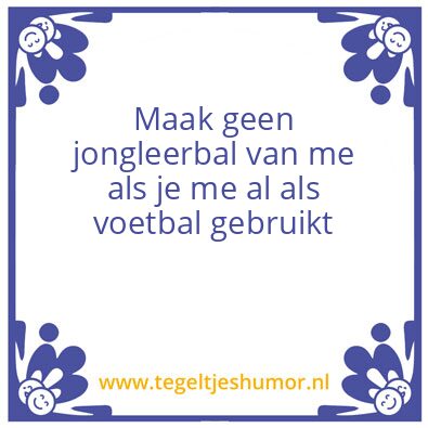Tegeltje: Werkhumor