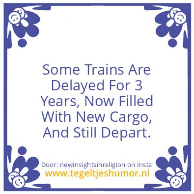 Tegeltje: Quitters are Losers.