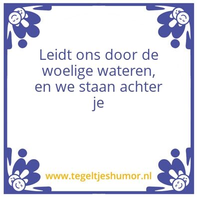 Tegeltje: Kapitein