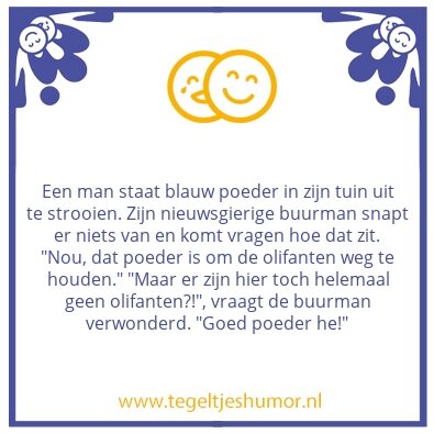 Tegeltje: Olifant