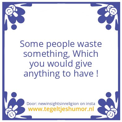 Tegeltje: Some People.