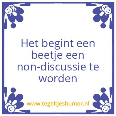 Tegeltje: Tegeltje
