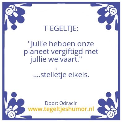 Tegeltje: Stelletje eikels