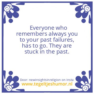 Tegeltje: Quitters are Losers.