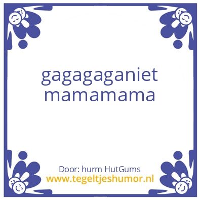 Tegeltje: hans