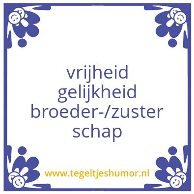 Tegeltje: drijfveren in het leven