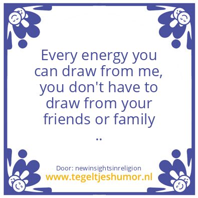 Tegeltje: energy