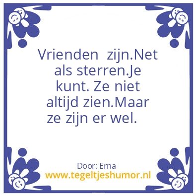 Tegeltje: Vriendschap