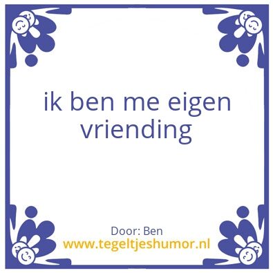 Tegeltje: Ben
