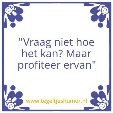 Tegeltje: Willem