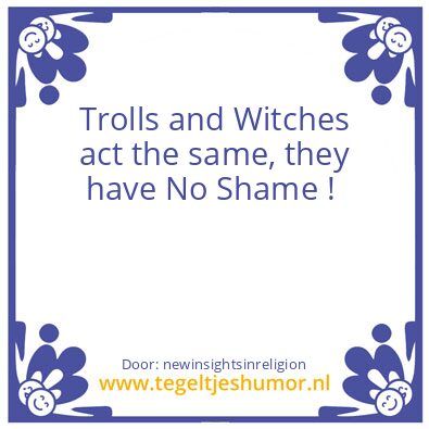 Tegeltje: Shame