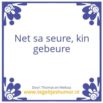 Tegeltje: wij