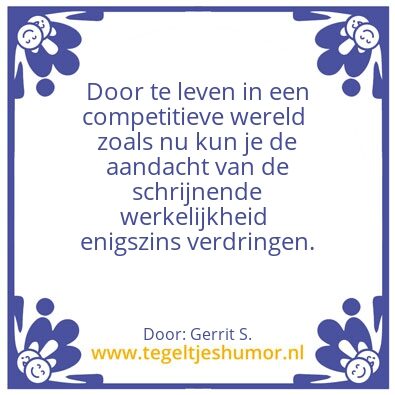 Tegeltje: Ik ben Gerrit.
