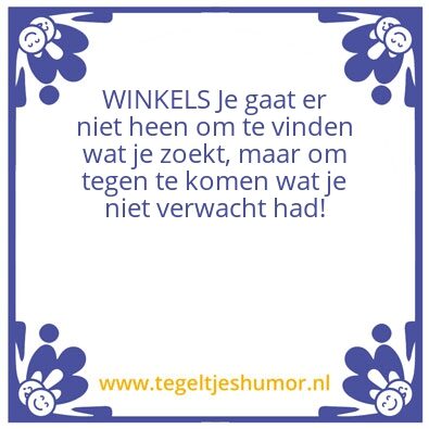 Tegeltje: Winkels